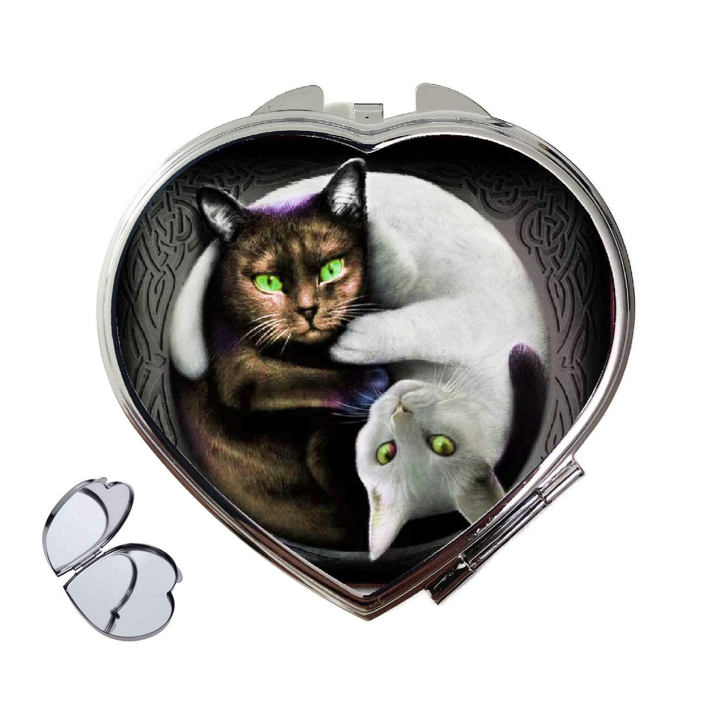 NYIM NYAM SZÍV ALAKÚ SMINK TÜKÖR