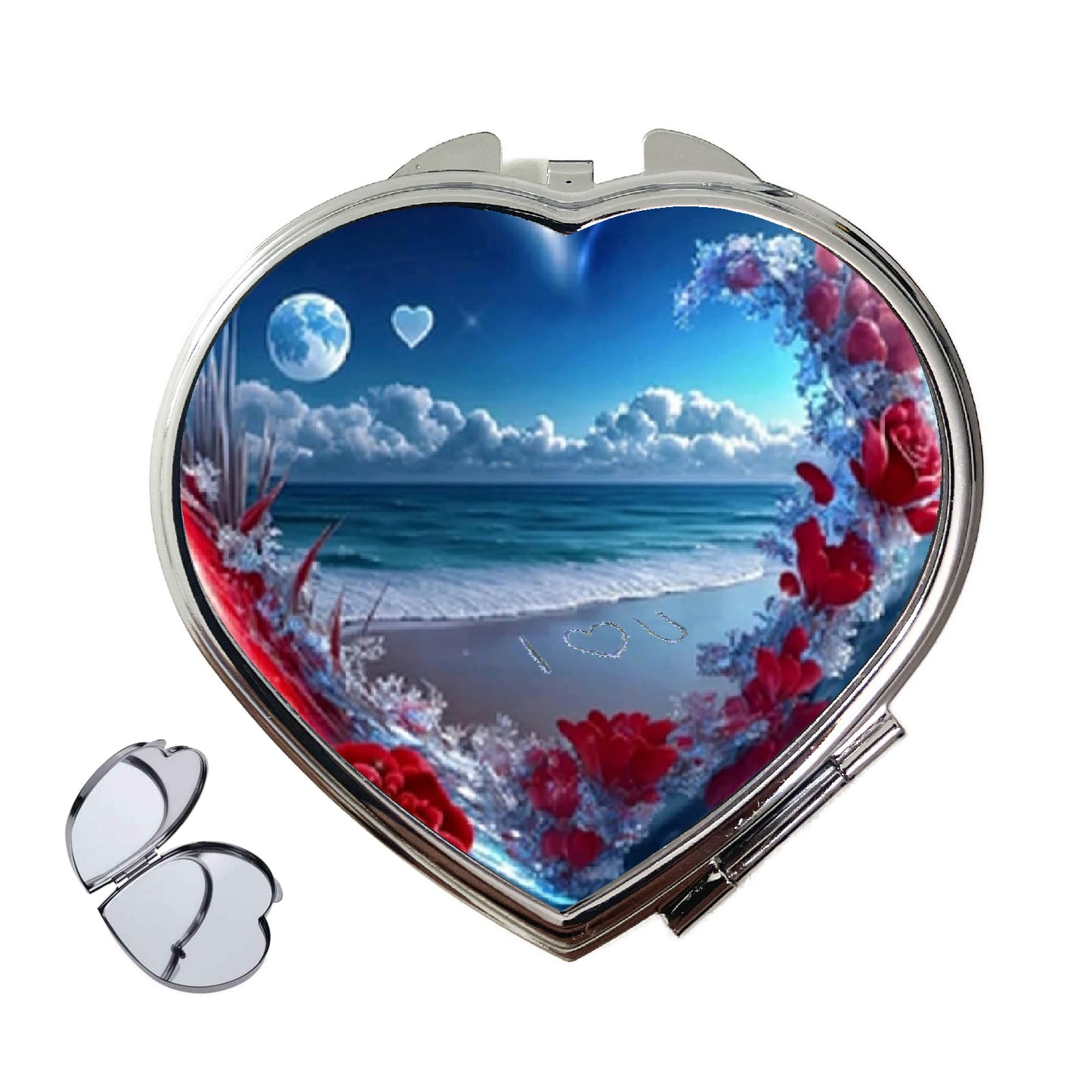 RELAXÁCIÓ SZÍV ALAKÚ SMINK TÜKÖR