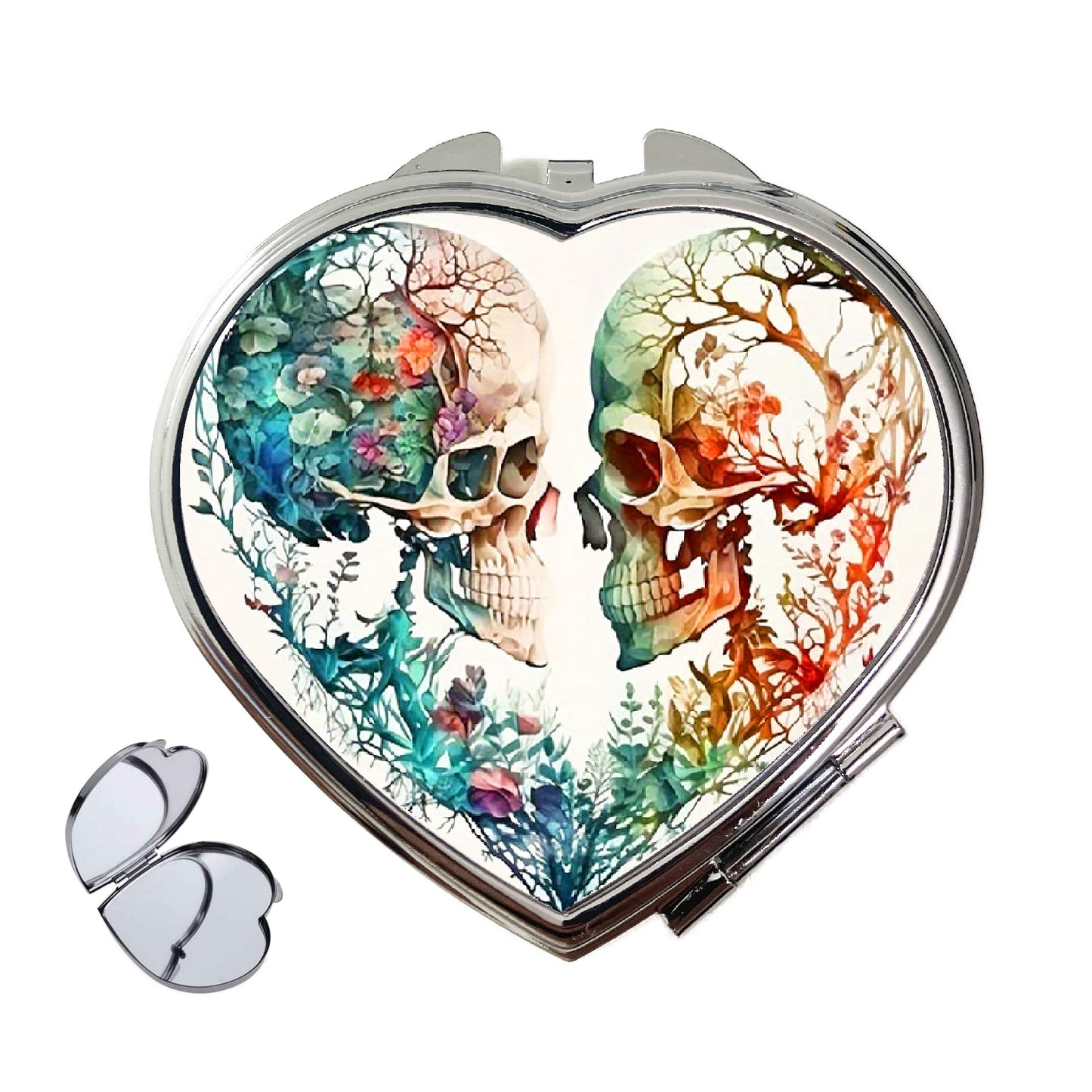 KOPONYÁK SZÍV ALAKÚ SMINK TÜKÖR