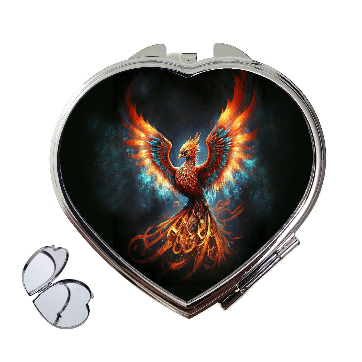 FŐNIX SZÍV ALAKÚ SMINK TÜKÖR