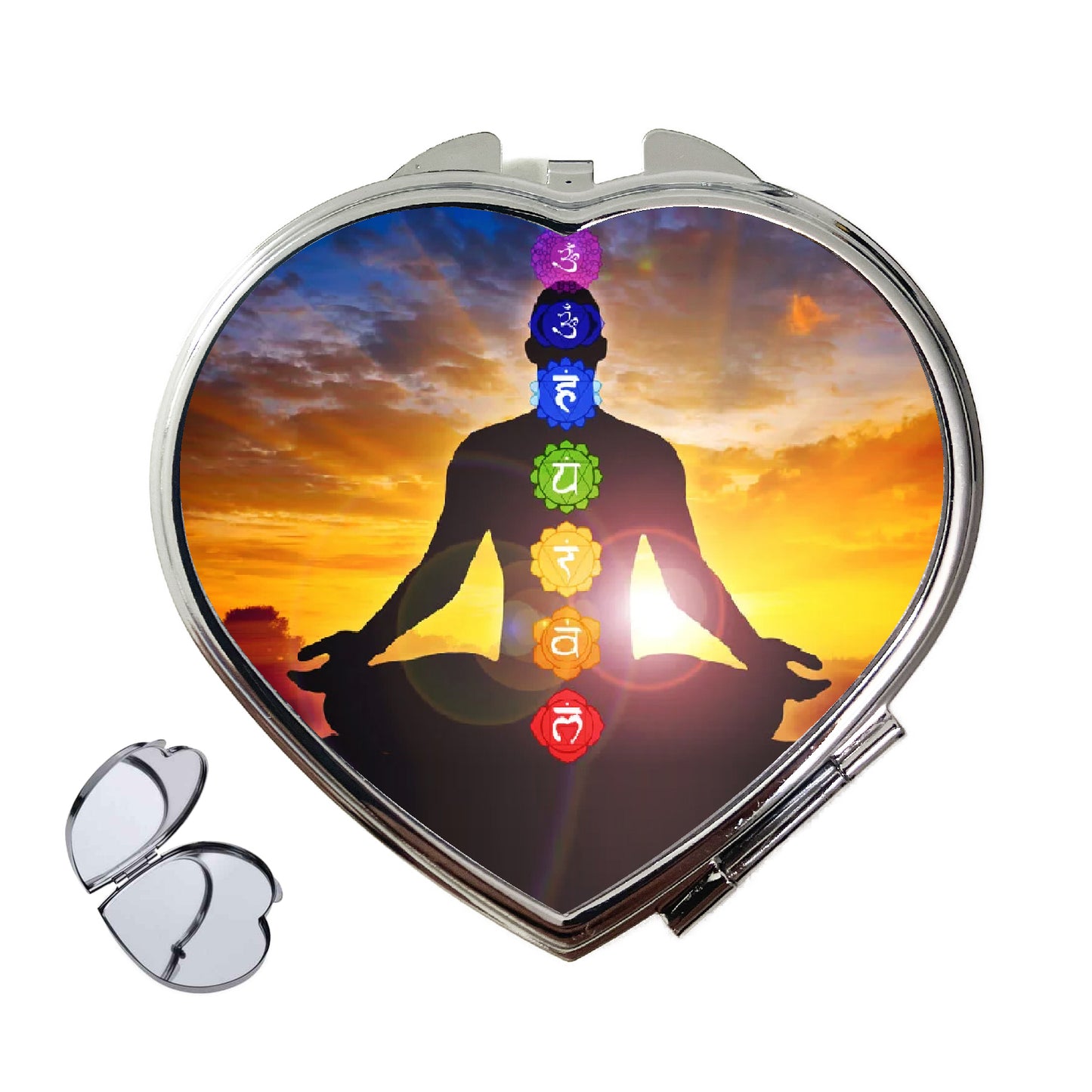 CSAKRA SZÍV ALAKÚ SMINK TÜKÖR