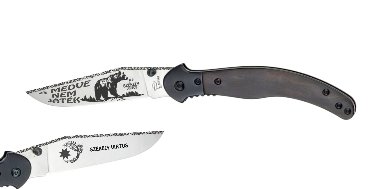 BETYÁR FEJESGÖRBE ÉBENFA MARKOLAT-MEDVE-VAGY GRAVÍROZÁS NÉLKÜL