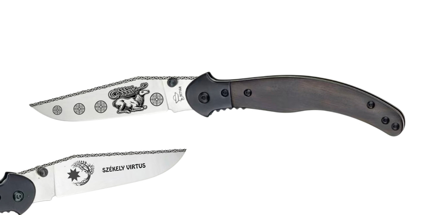 BETYÁR FEJESGÖRBE ÉBENFA MARKOLAT-CSODASZARVAS-VAGY GRAVÍROZÁS NÉLKÜL