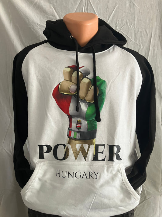 M-ES MÉRET POWER HUNGARY KAPUCNIS BELEBÚJÓS FÉRFI PULÓVER KIFUTÓ TERMÉK
