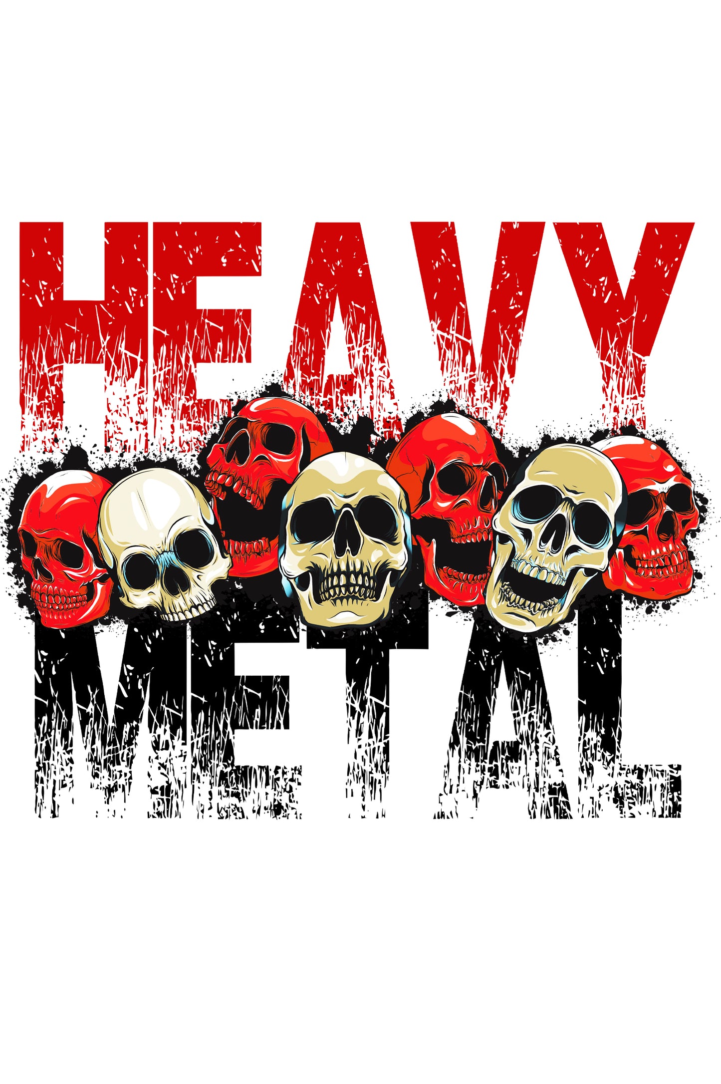 HEAVY METAL DTF FÓLIA A2-A3-A4-A5-MÉRETBEN