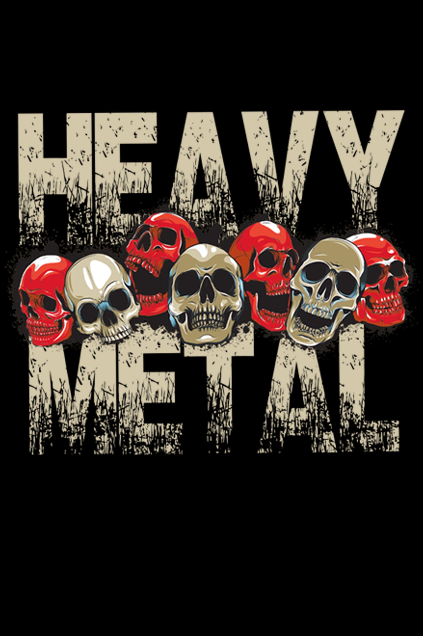 HEAVY METAL DTF FÓLIA A2-A3-A4-A5-MÉRETBEN