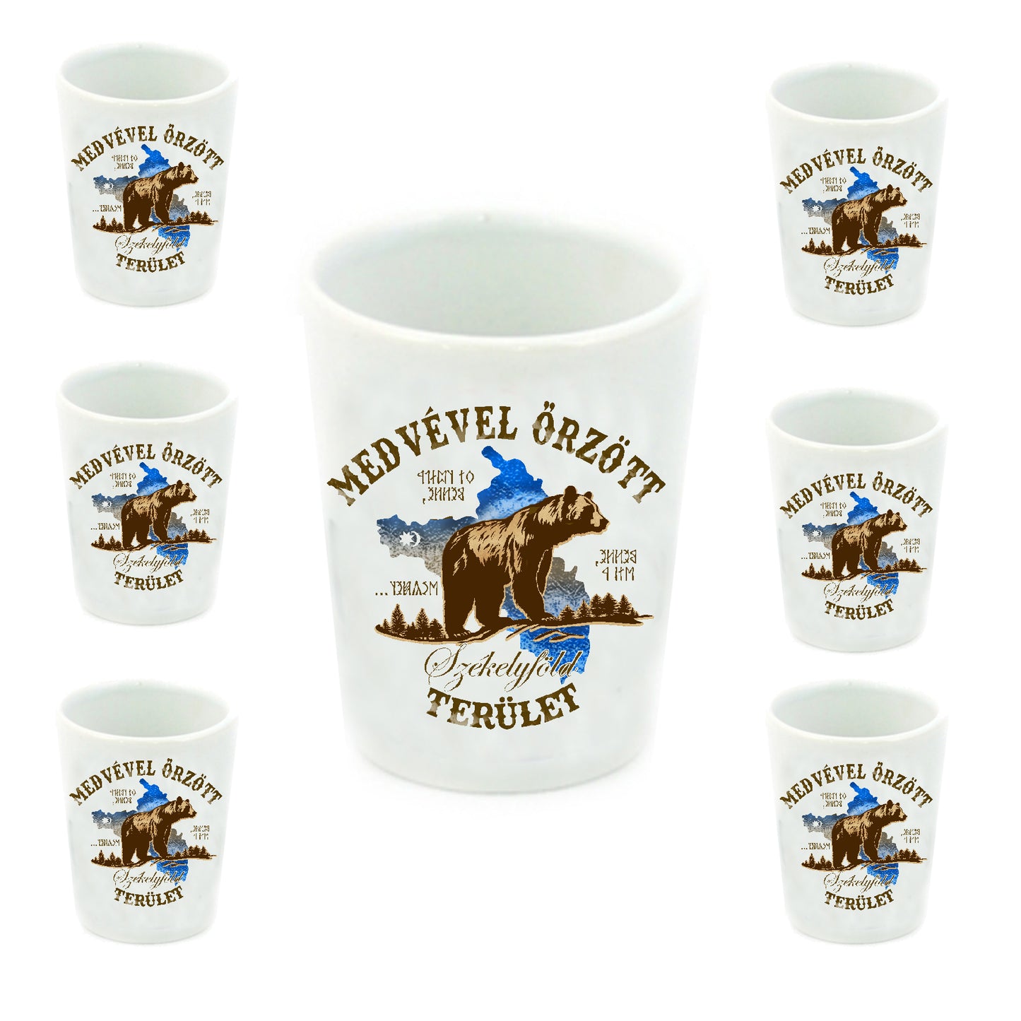 MEDVÉVEL ÖRZÖTT TERÜLET FELES POHÁR