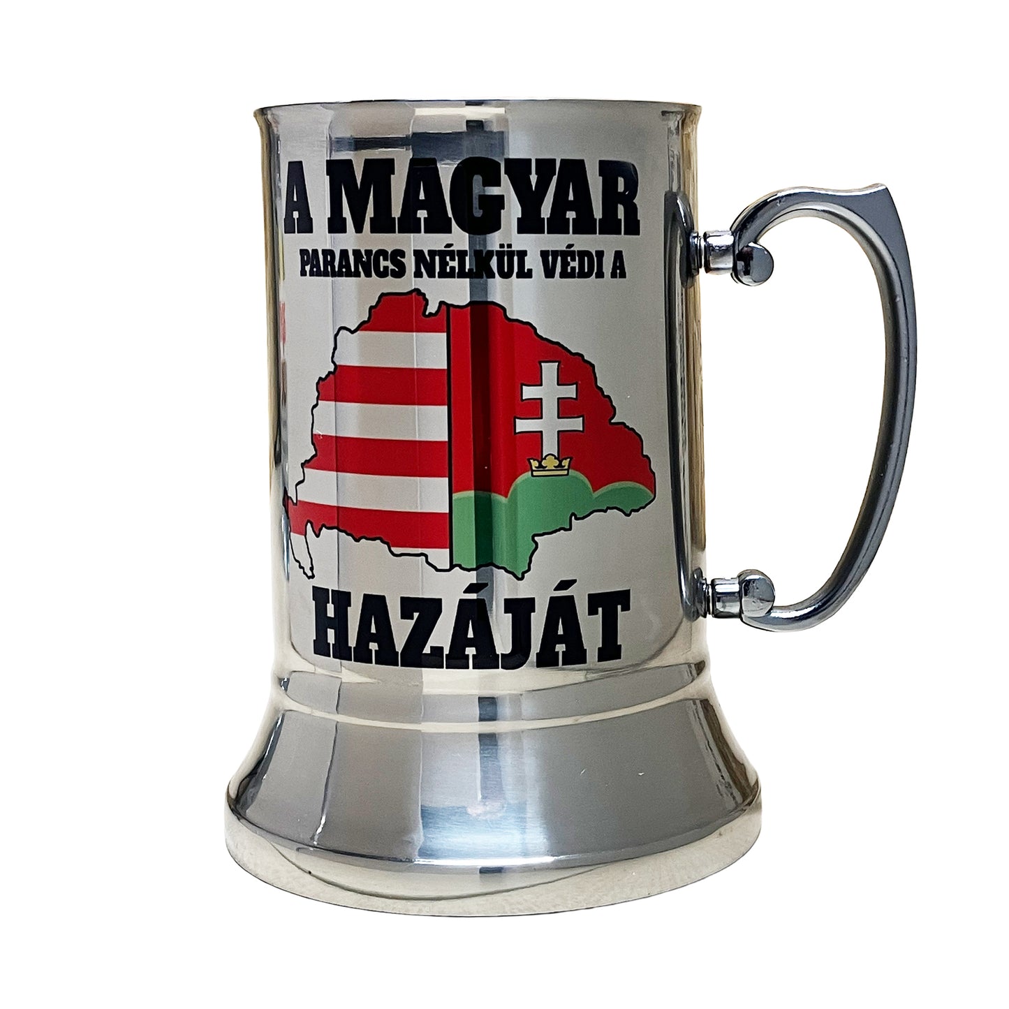 A MAGYAR PARANCS NÉLKÜL VÉDI A HAZÁJÁT 2- DUPLAFALÚ ROZSDAMENTES ACÉLKORSÓ 550ml