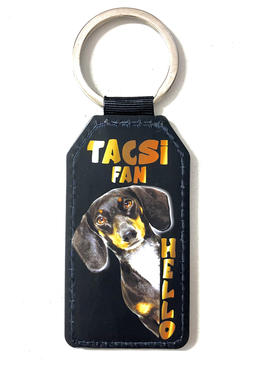 PRÉMIUM KULCSTARTÓ TACSI FAN HELLO FEKETE