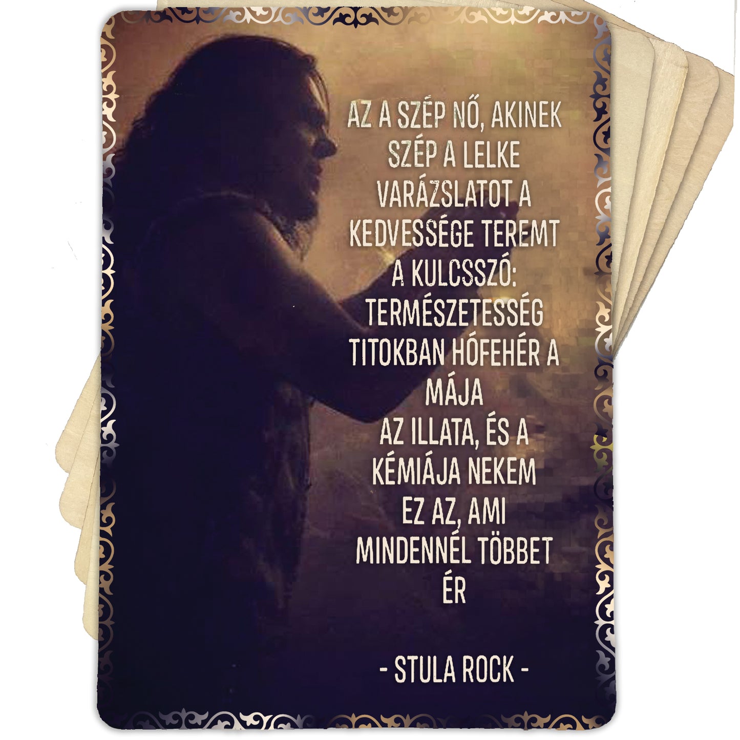 STULA ROCK - NATÚR FA LAP 28x20CM-ES