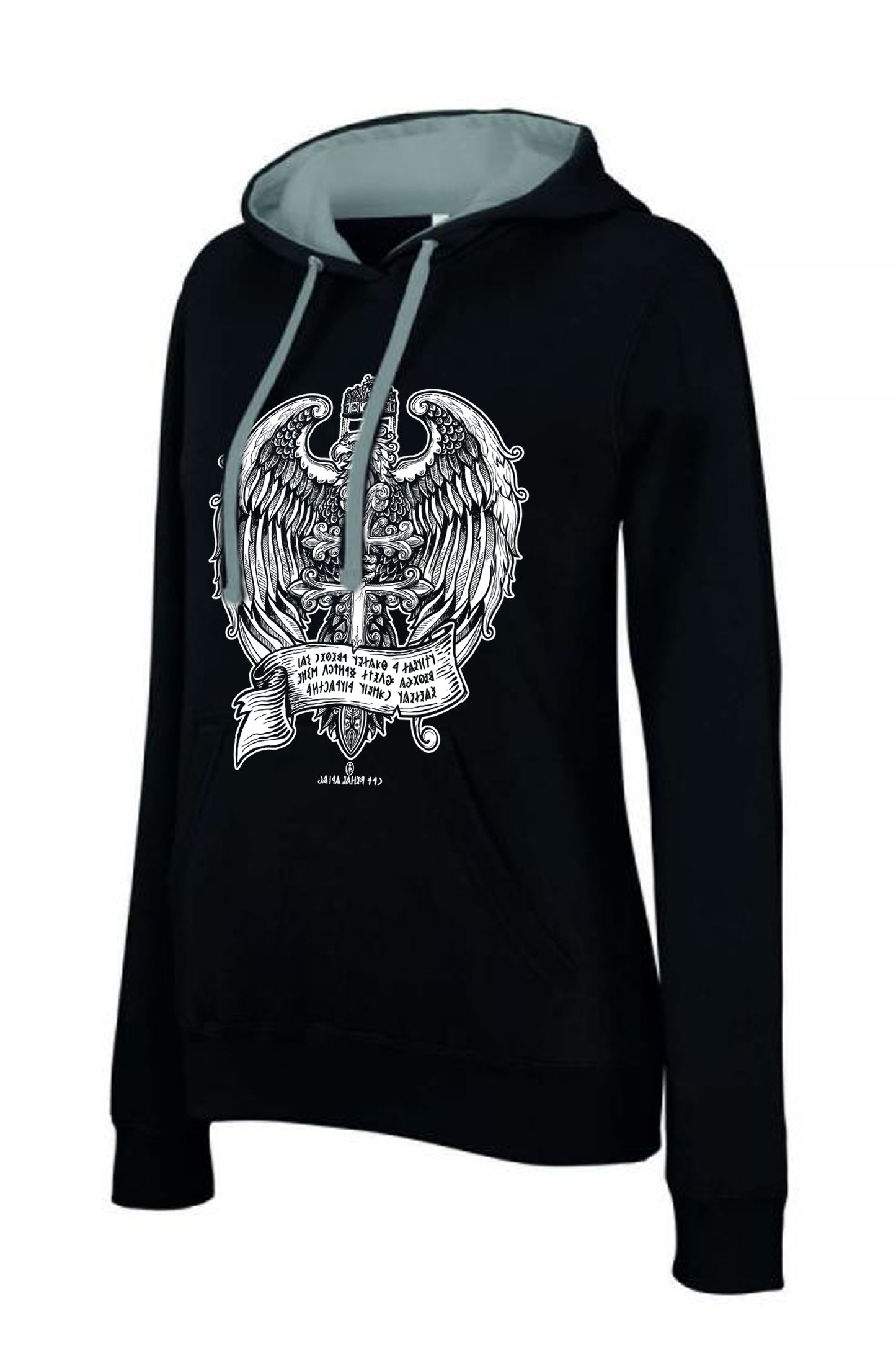 TISZTELD A FÖLDET BELEBÚJÓS KAPUCNIS NŐI PULÓVER