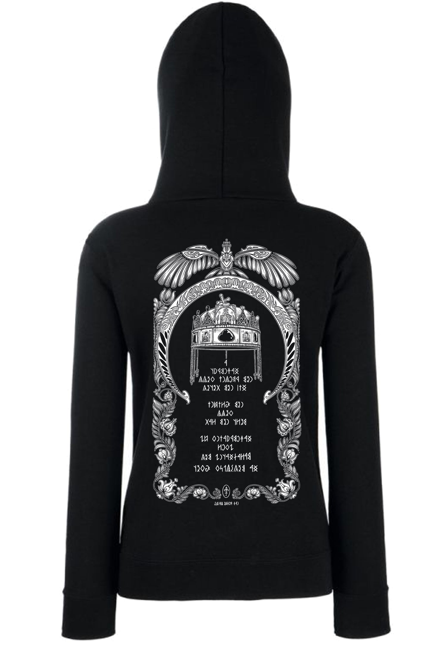 HAGYOMÁNYOK KAPUCNIS CIPZÁROS NŐI PULÓVER