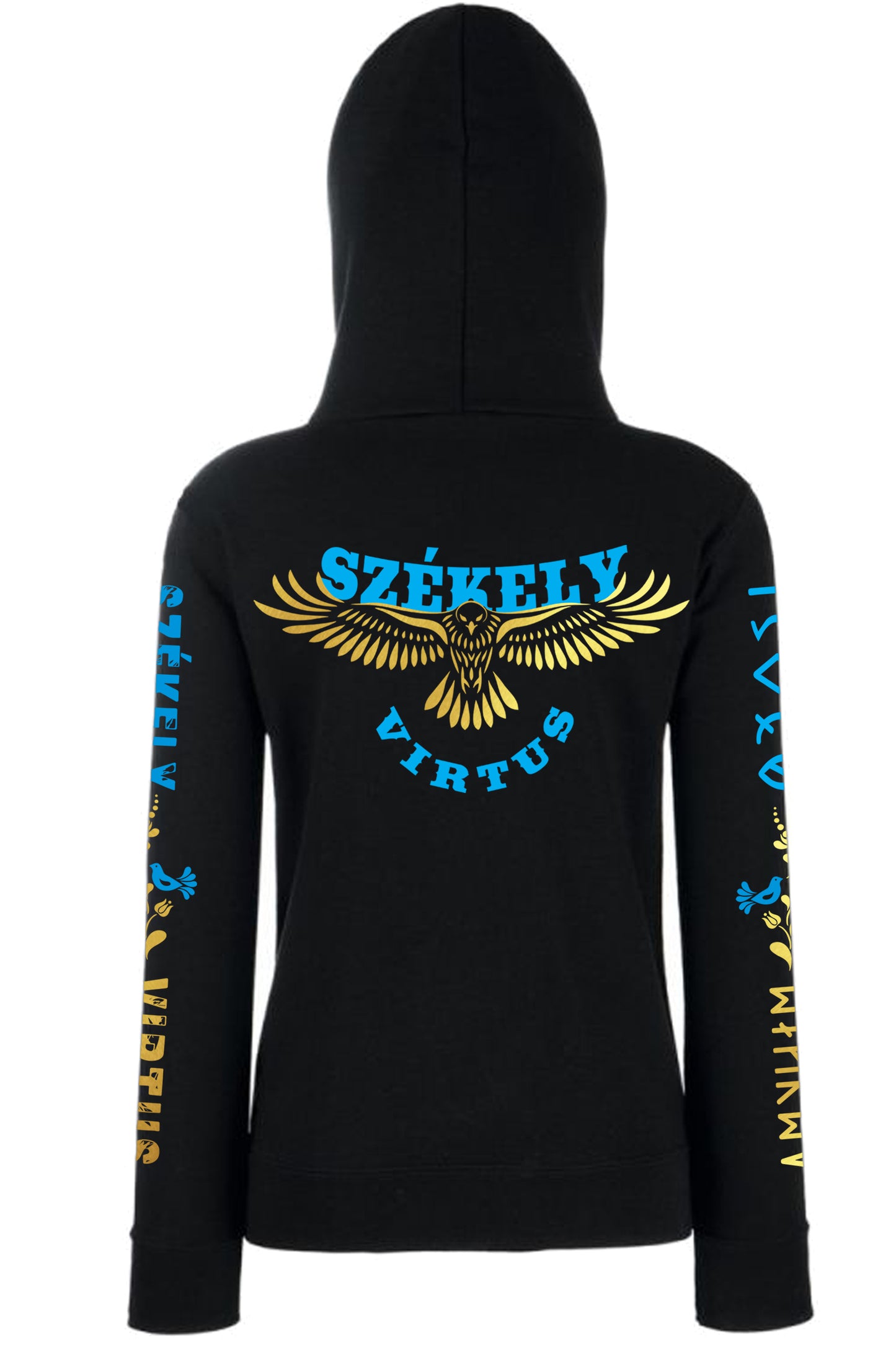 SÓLYOM KAPUCNIS CIPZÁROS NŐI PULÓVER