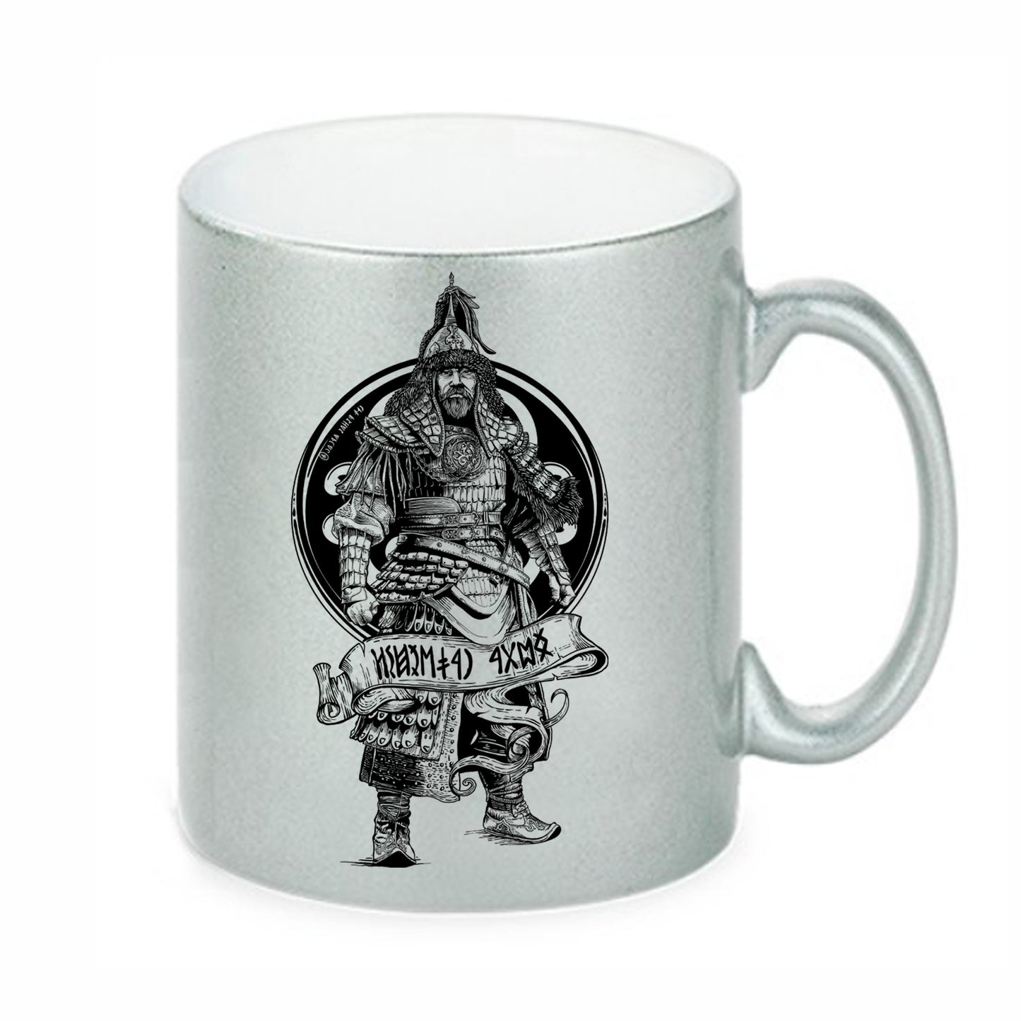 HUBA NAGYVEZÉR EZÜST SZÍNŰ BÖGRE