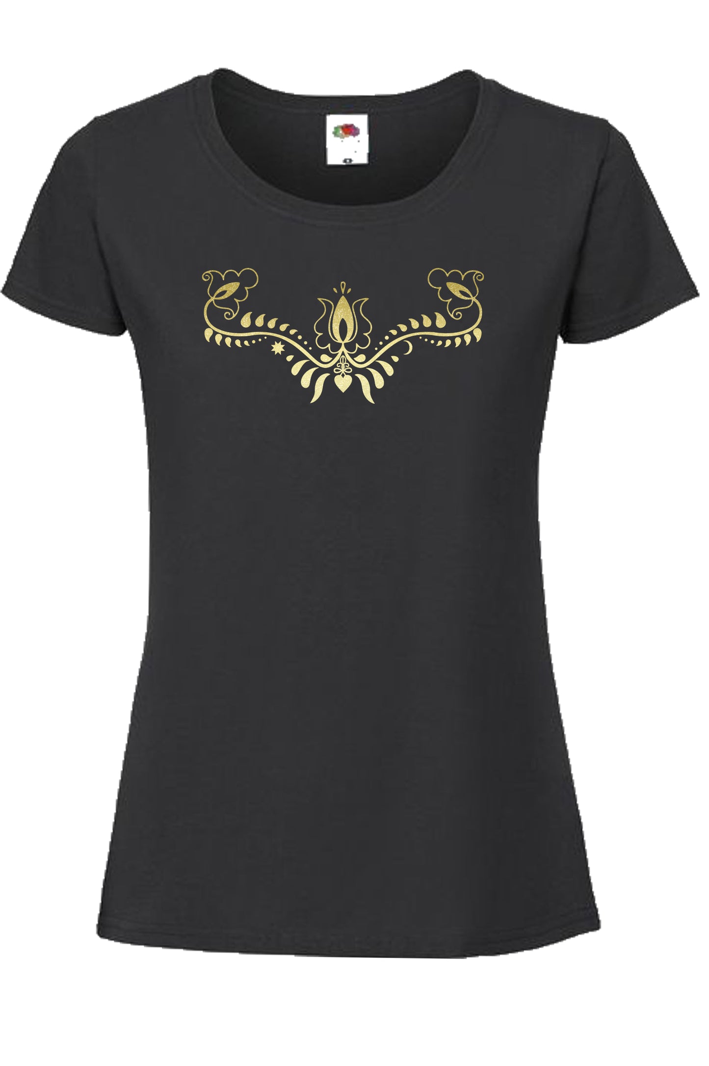 TRADICIONÁLIS TULIPÁN MINTA 5 NŐI KÖRNYAKAS PÓLÓ