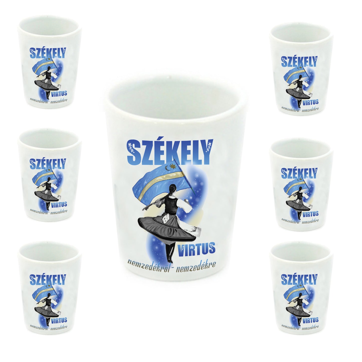 SZÉKELY TÁNCOS FELES POHÁR
