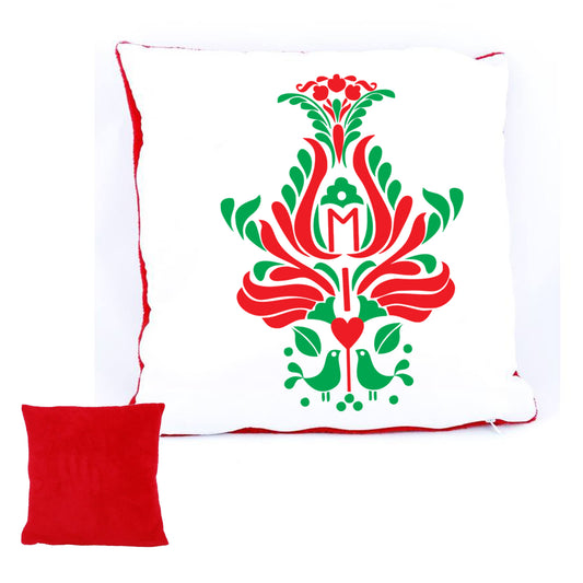 TRADICIONÁLIS TULIPÁN PÁRNAHUZAT PLÜSS HÁTOLDALLAL