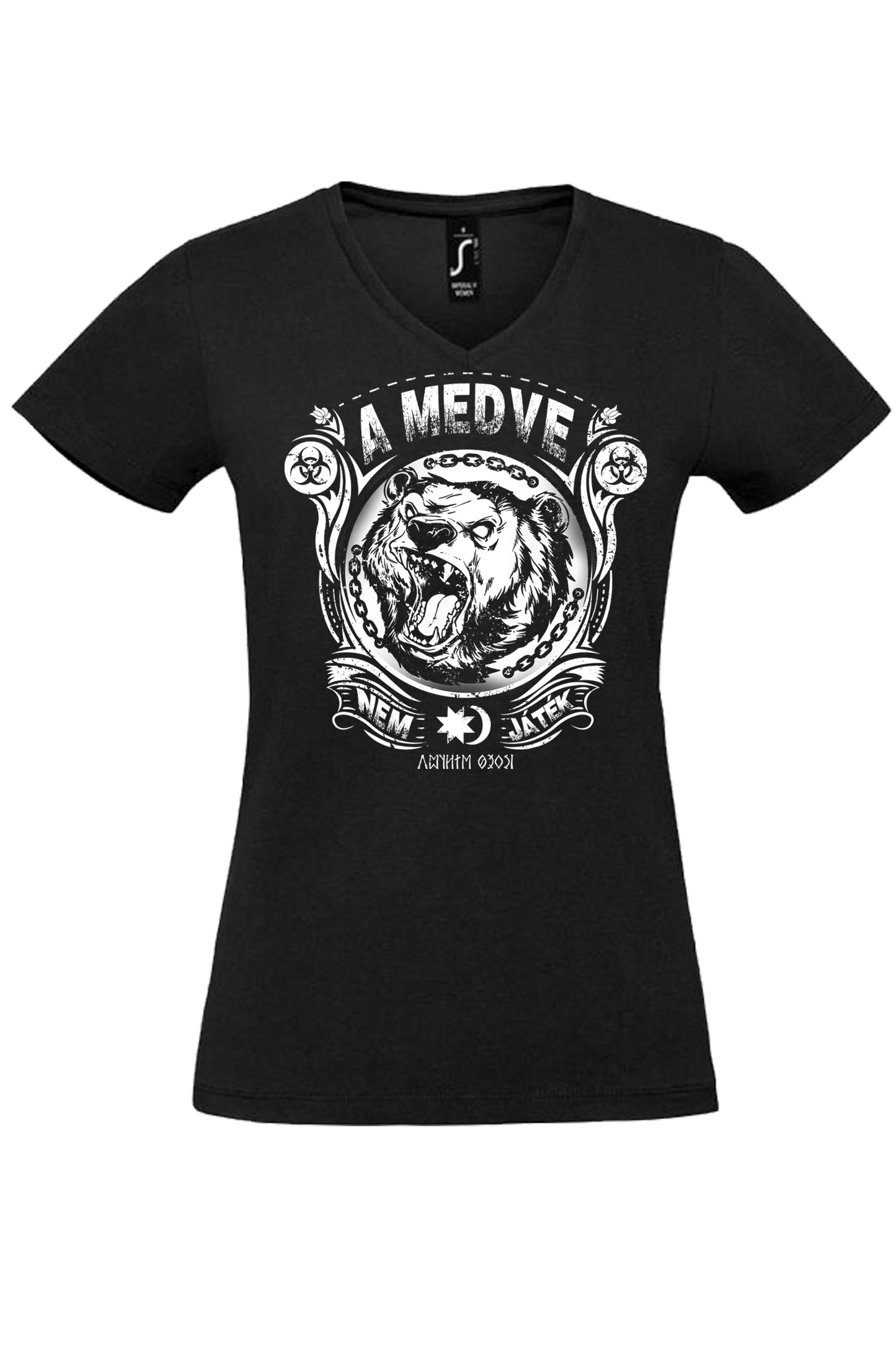 MEDVE NEM JÁTÉK 2 NŐI V-NYAKÚ