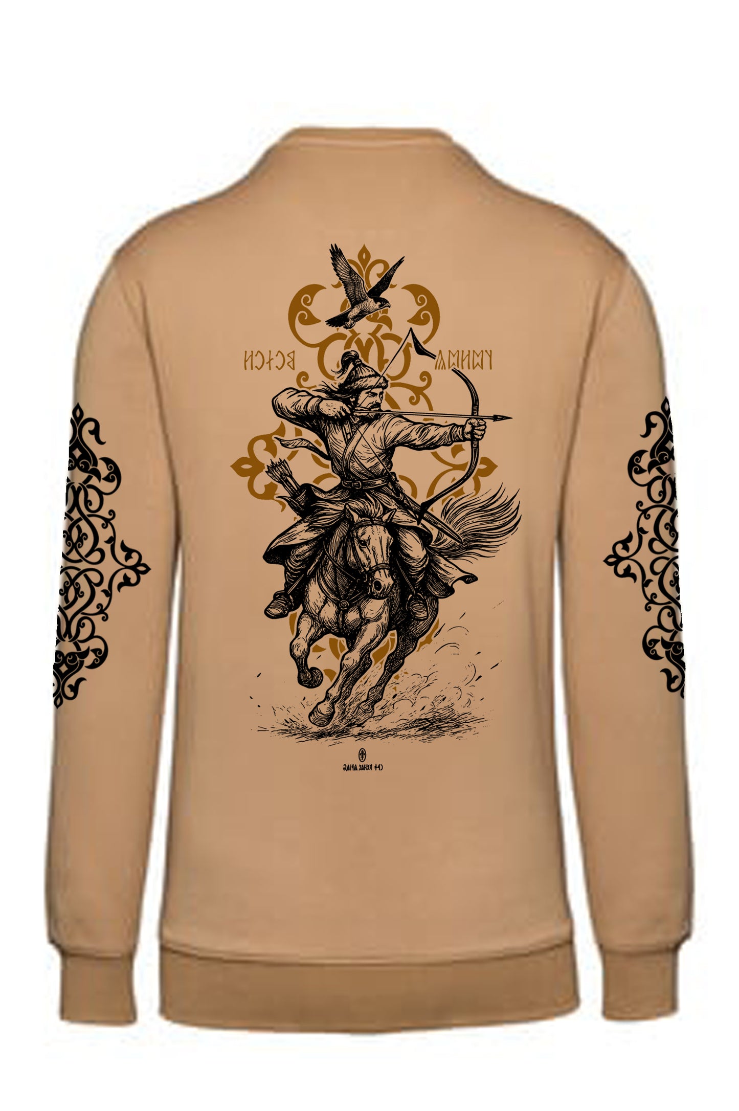 LIMITÁLT TERMÉK - HUN HARCOS UNISEX KONTRASZT ZSEBES PULÓVER