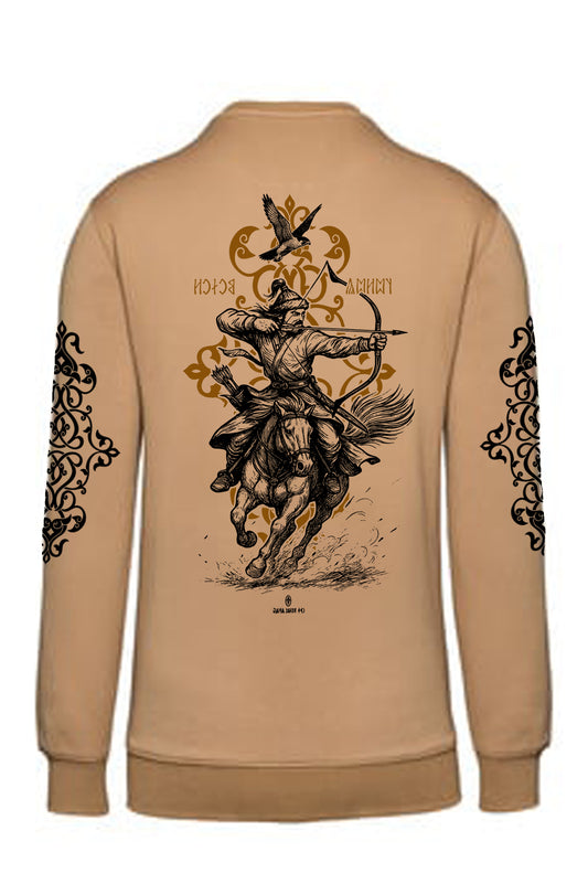 LIMITÁLT TERMÉK - HUN HARCOS UNISEX KONTRASZT ZSEBES PULÓVER