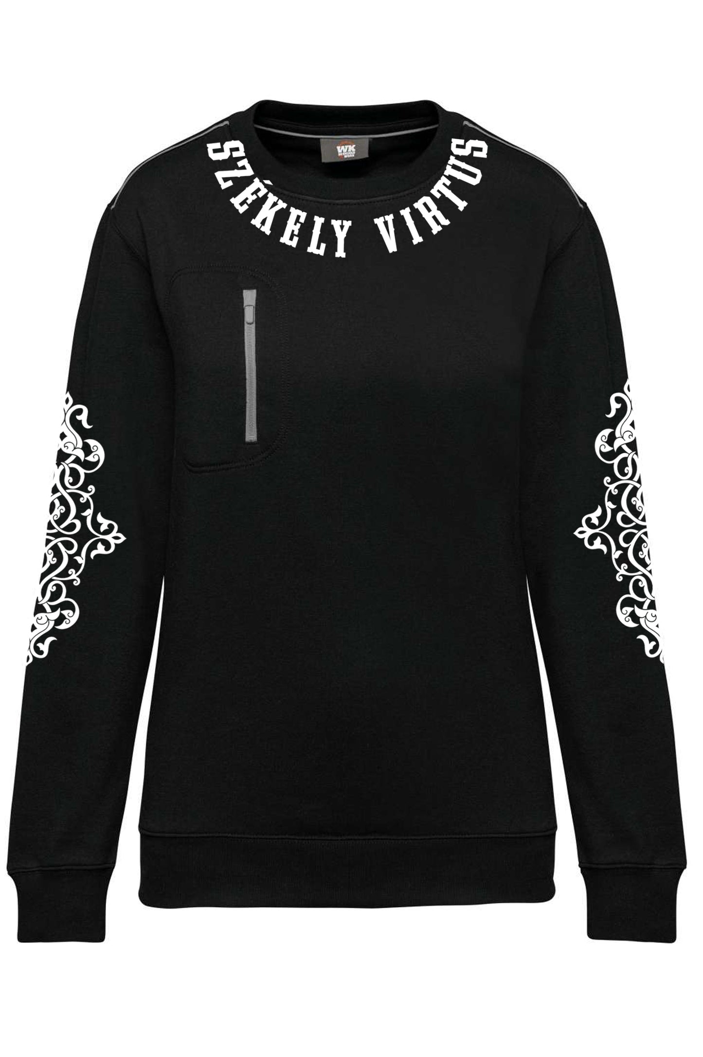 LIMITÁLT TERMÉK -  SZKÍTA CSODASZARVAS UNISEX KONTRASZT ZSEBES PULÓVER