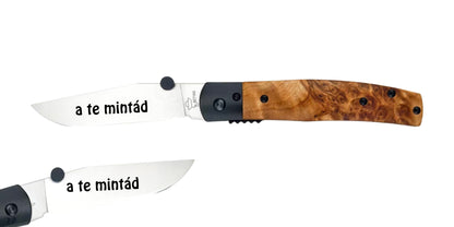 BETYÁR MASKARA KOMPOZIT JUHARFA MARKOLAT-GRAVÍROZVA-VAGY GRAVÍROZÁS NÉLKÜL