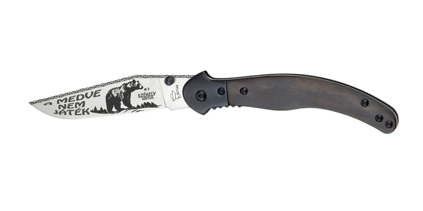 BETYÁR FEJESGÖRBE ÉBENFA MARKOLAT-MEDVE-VAGY GRAVÍROZÁS NÉLKÜL