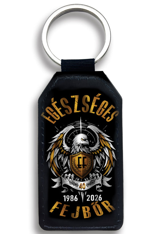 EGÉSZSÉGES FEJBŐR - 40 ÉVES JUBILEUMI PRÉMIUM KULCSTARTÓ