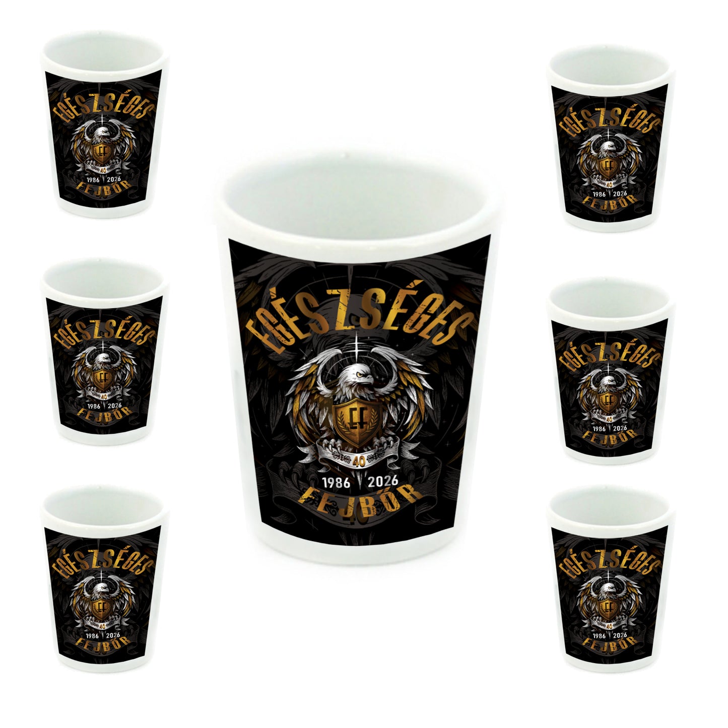 EGÉSZSÉGES FEJBŐR - 40 ÉVES JUBILEUMI FELES POHÁR