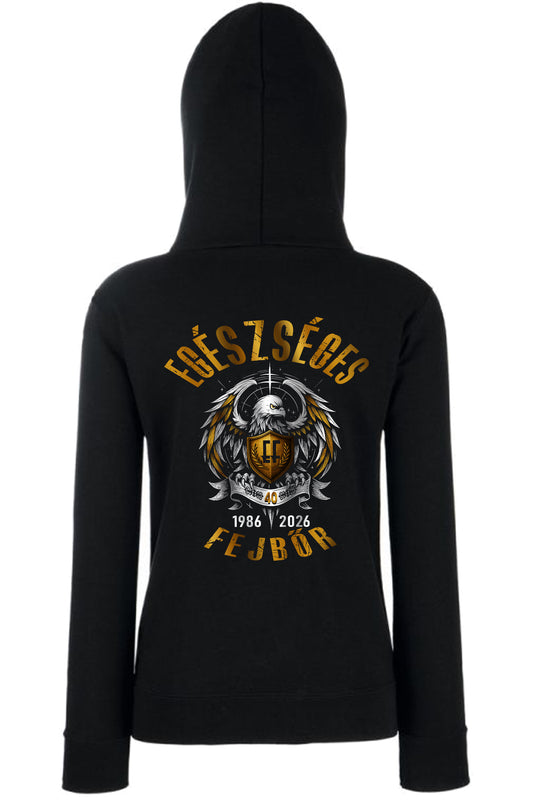 EGÉSZSÉGES FEJBŐR - 40 ÉVES JUBILEUMI CIPZÁROS NŐI PULÓVER