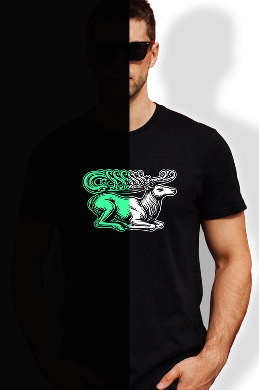 SÖTÉTBEN VILÁGÍTÓ CSODASZARVAS FÉRFI ÉS NŐI PÓLÓ