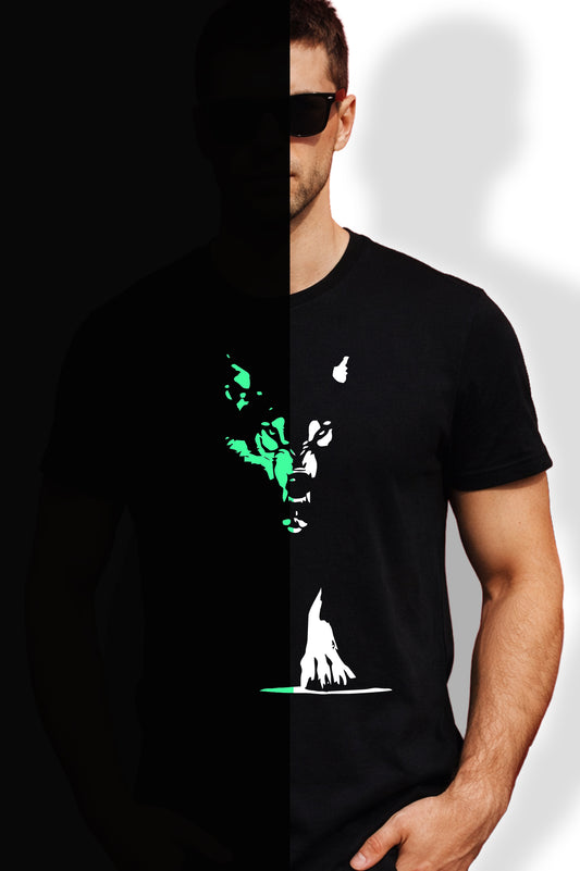 SÖTÉTBEN VILÁGÍTÓ FARKAS FÉRFI ÉS NŐI PÓLÓ