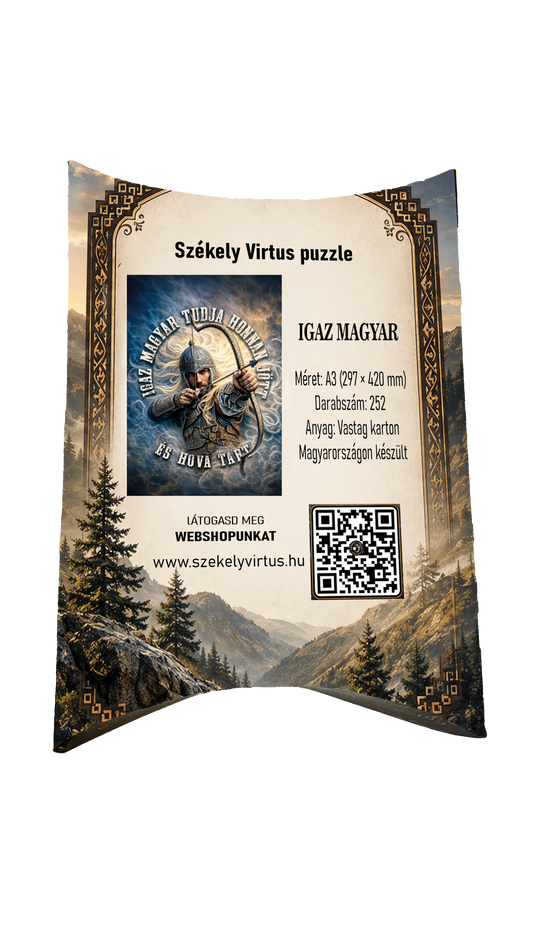 IGAZ MAGYAR TUDJA HONNAN JÖTT ÉS HOVÁ TART   A3 252db PUZZLE