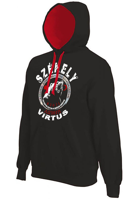 MEDVE MINTÁS KAPUCNIS BELEBÚJÓS FÉRFI PULÓVER