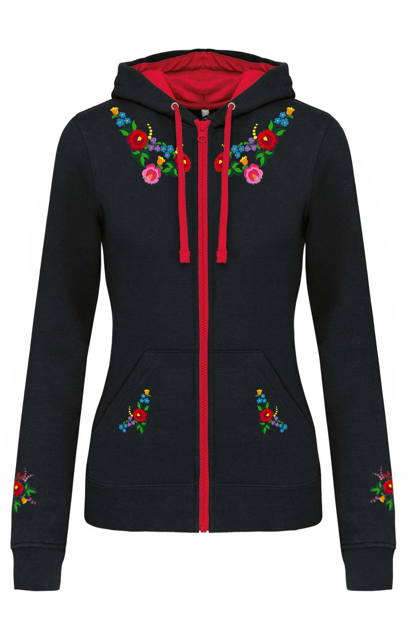 KALOCSAI KAPUCNIS CIPZÁROS NŐI PULÓVER