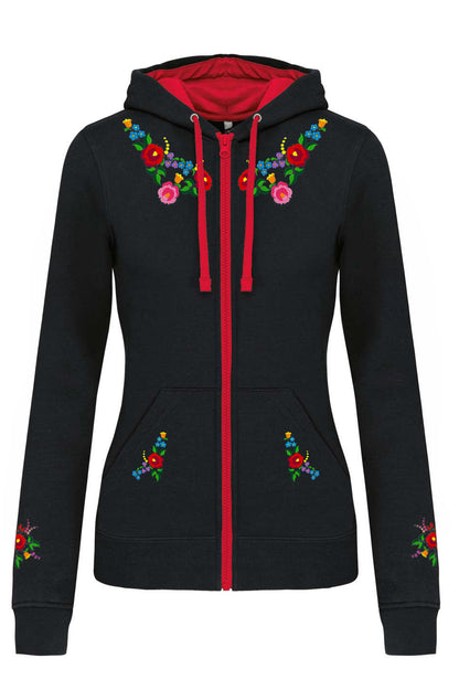 KALOCSAI KAPUCNIS CIPZÁROS NŐI PULÓVER